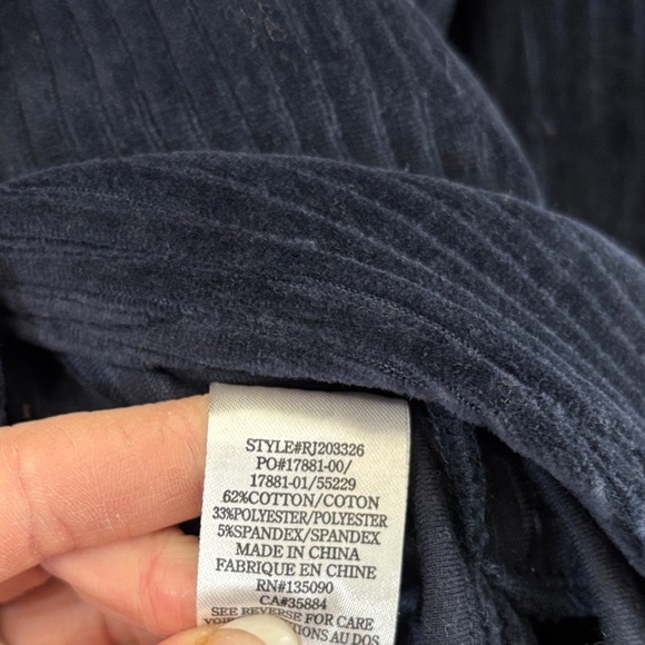 Blue Tailored Blazer with Notched Lapels - Picture 4 of 4